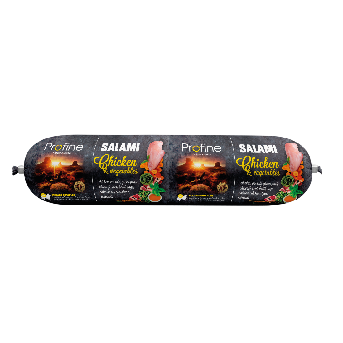Profine Dog Salami Salsiccia per Cani Pollo & Verdure 800 g