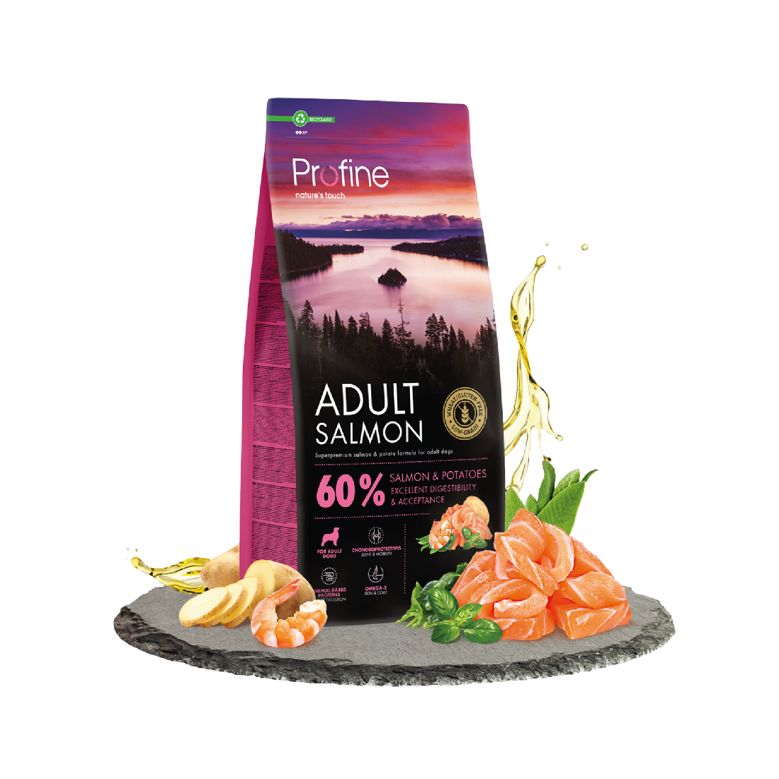 Profine Dog Dry Adult Salmone 12 kg