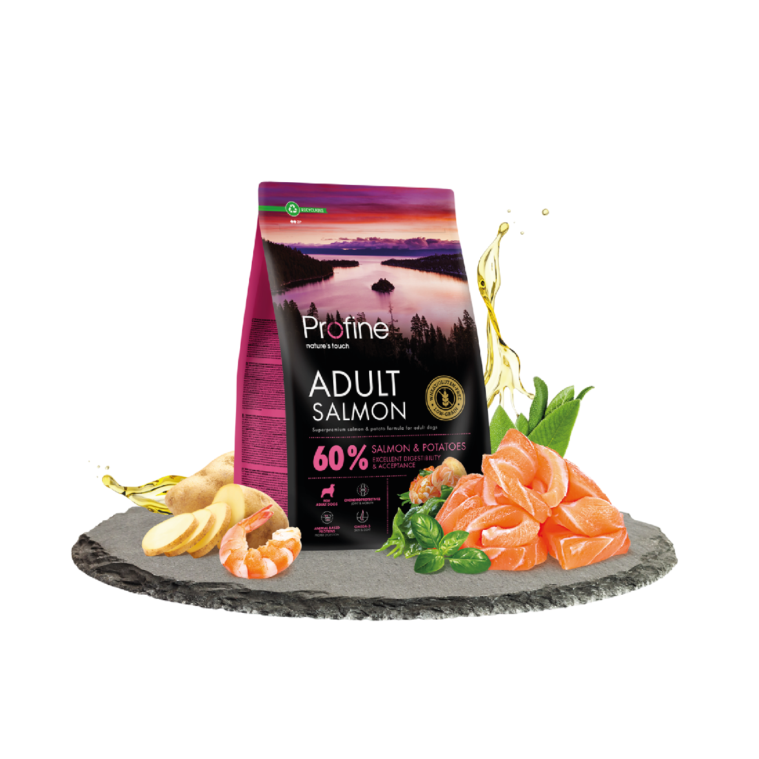 Profine Dog Dry Adult Zalm 3 kg