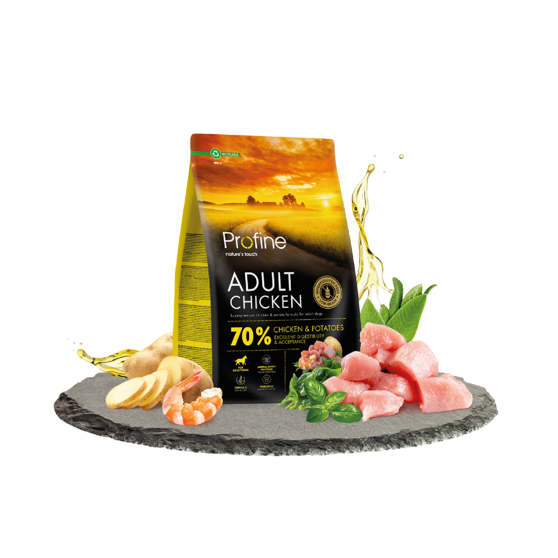 Profine Dog Dry Adult Pollo 3 kg