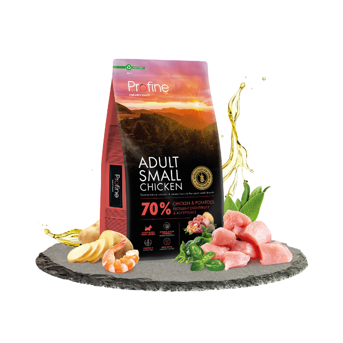 Profine Dog Dry Adult Small Breed Pollo 7 kg
