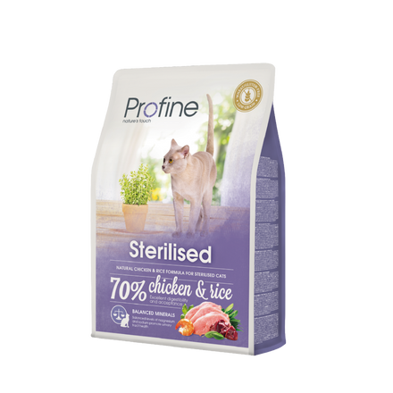 Profine Cat Sterilized Huhn & Reis 2 Kilo - Katzenbrocken
