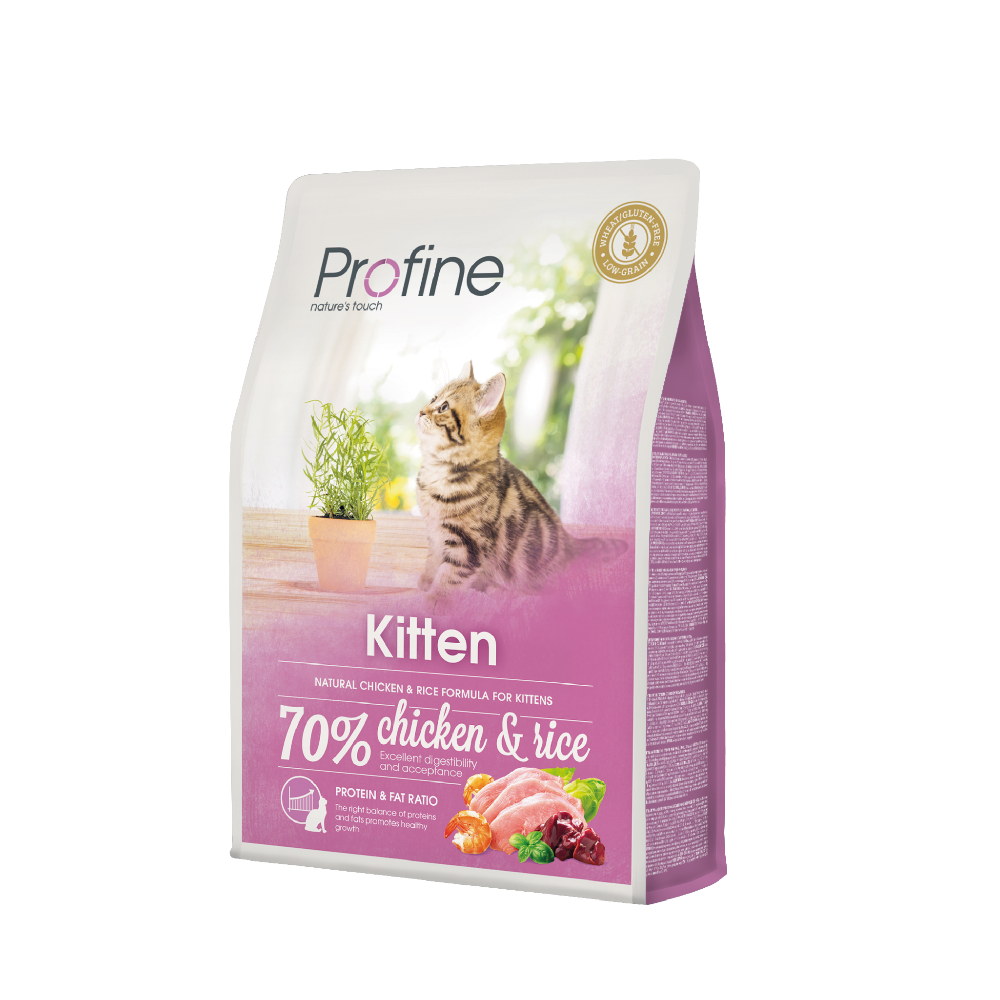 Profine Kitten Pollo e Riso 2 chili - Crocchette per Gattini