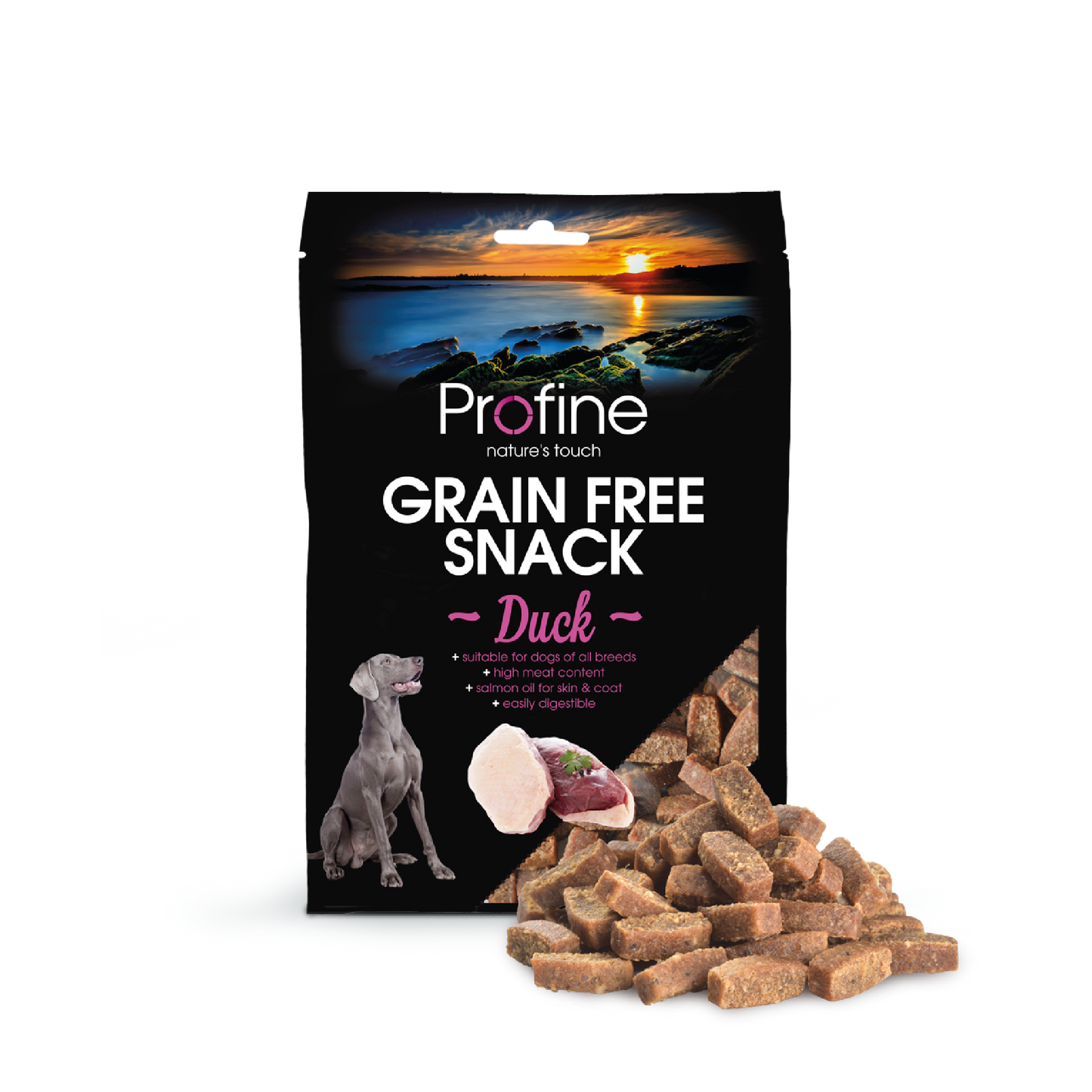 Profine Dog Graanvrije snacks Eend 200 g