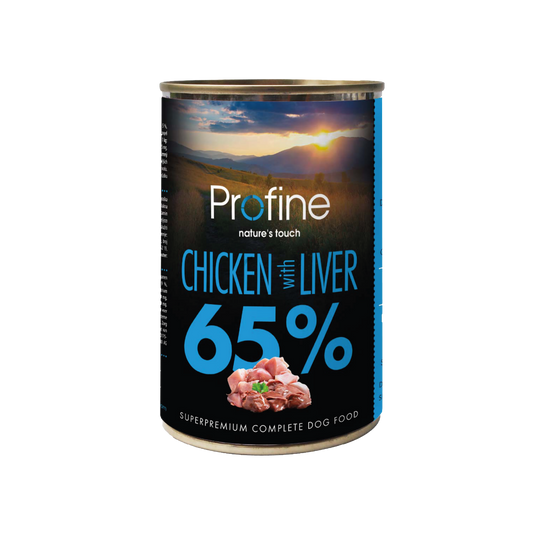 Profine Dog 65% Pollo con Hígado 400 g