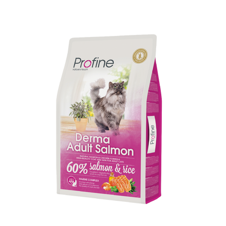 Profine Cat Derma Adult Lachs 10 Kilo - Katzenbrocken