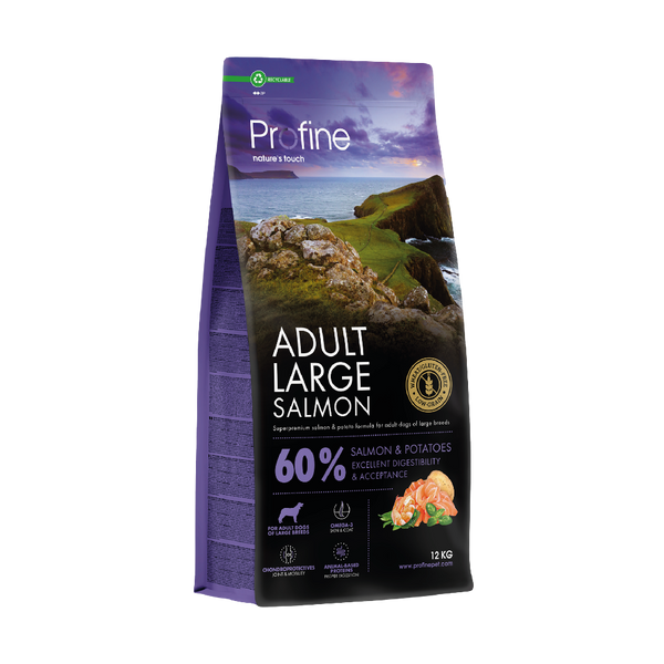 Profine Dog Dry Adult Large Breed Zalm 12 kg