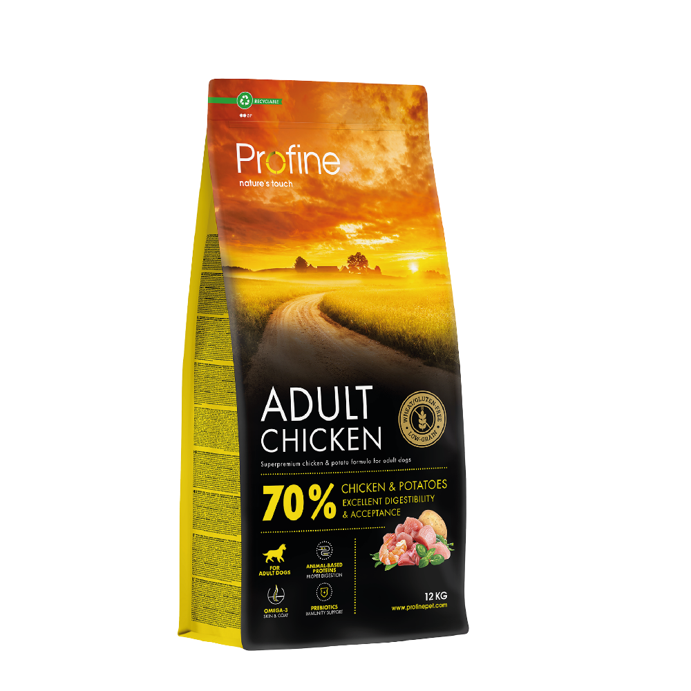 Profine Dog Dry Adult Kip 12 kg