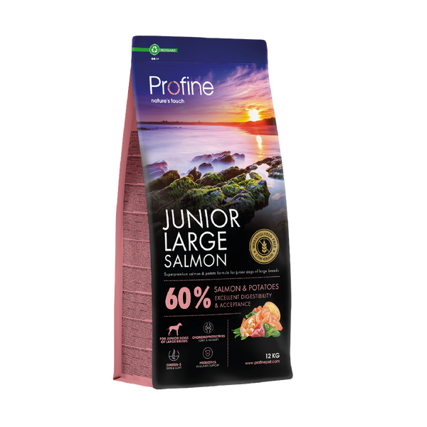 Profine Dog Dry Junior Large Breed Zalm 12 kg