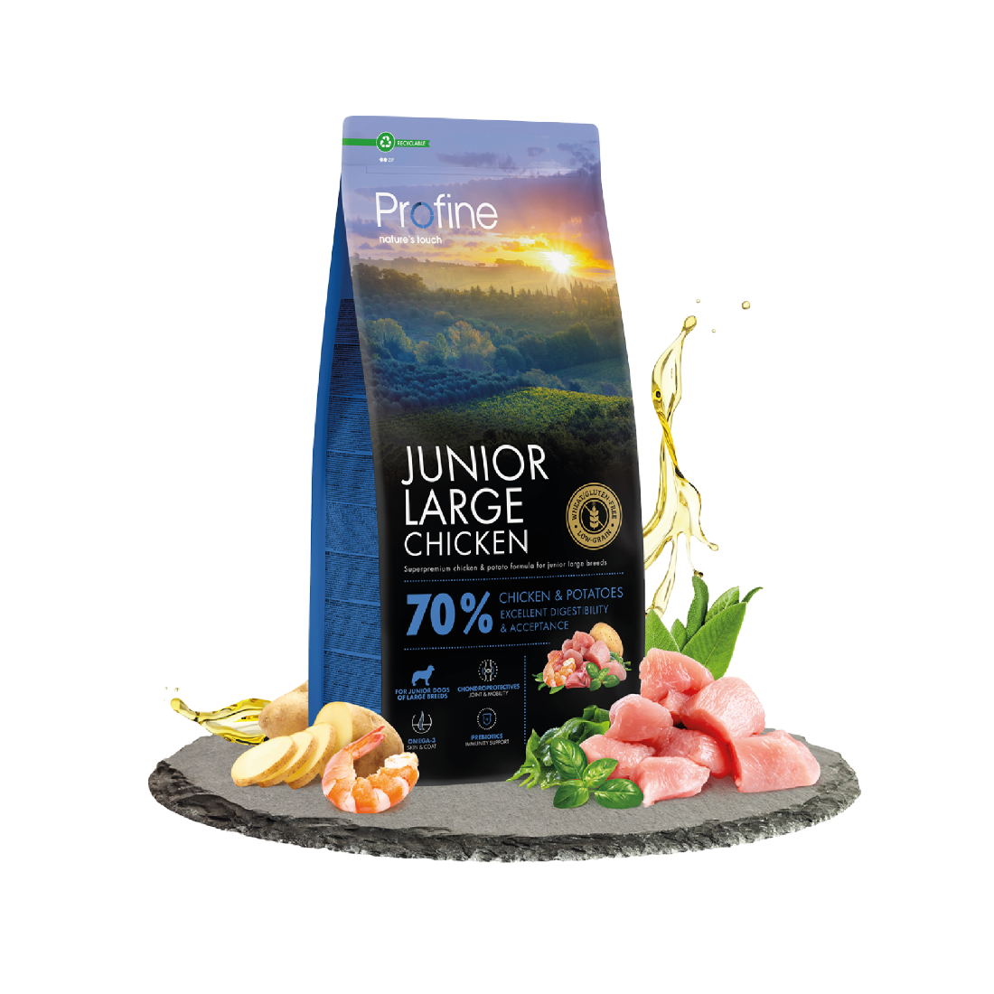 Profine Dog Dry Junior Large Breed Pollo 12 kg