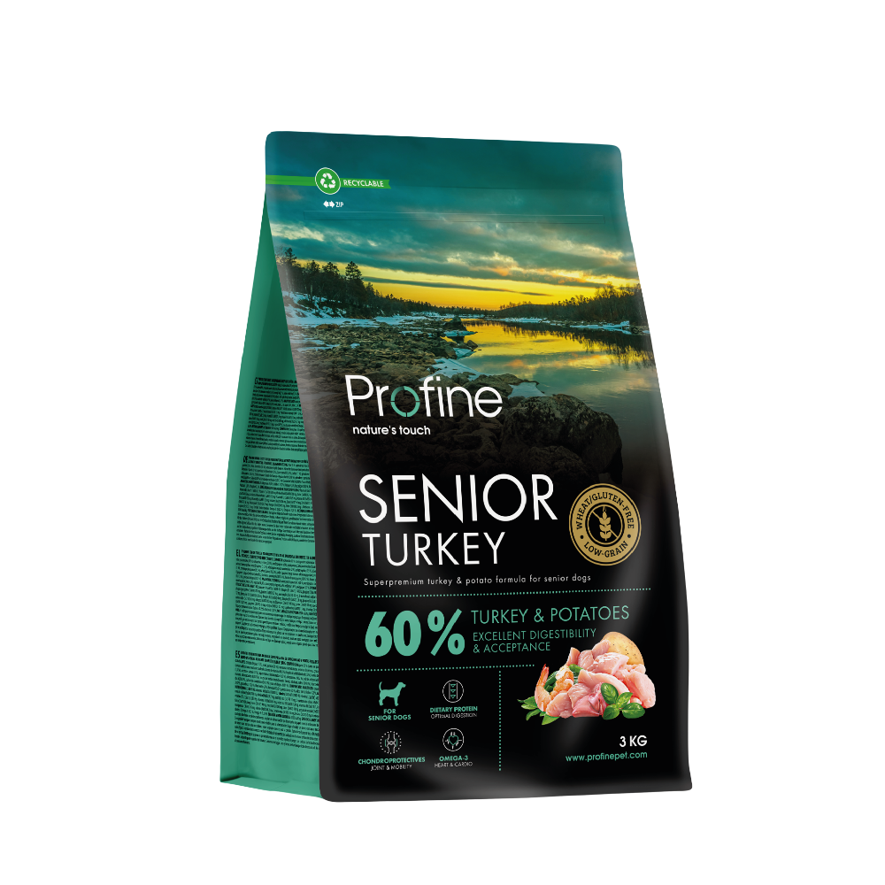 Profine Dog Dry Senior Kalkoen 3 kg