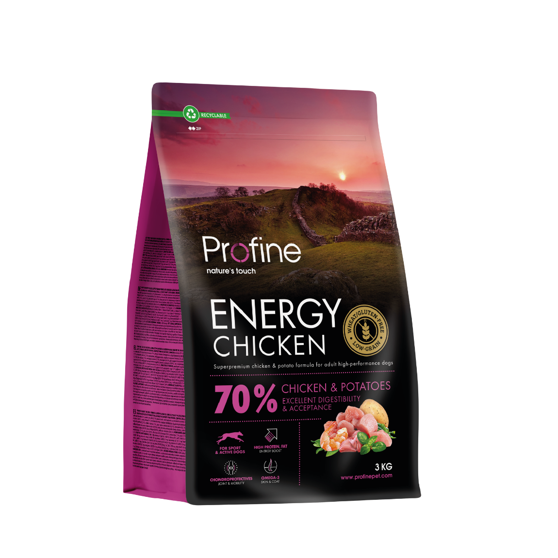 Profine Dog Dry Energy Pollo 3 kg