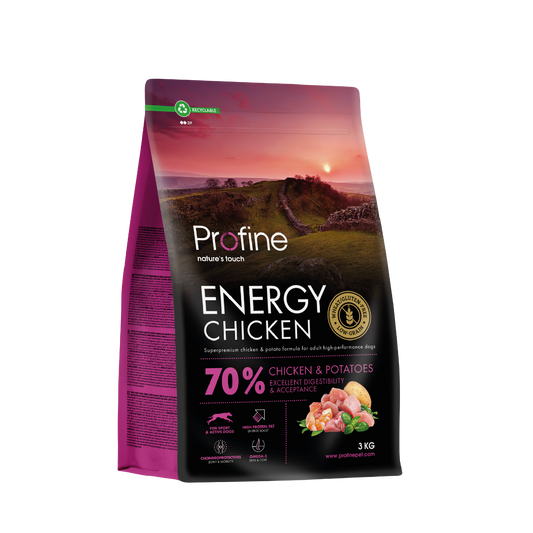 Profine Dog Dry Energy Pollo 3 kg
