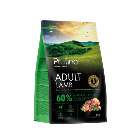 Profine Dog Dry Adult Lam 3 kg