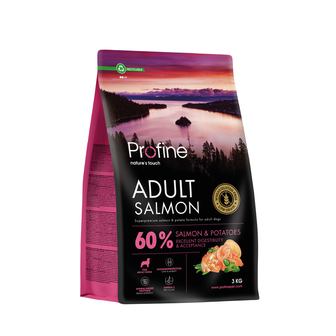 Profine Dog Dry Adult Zalm 3 kg
