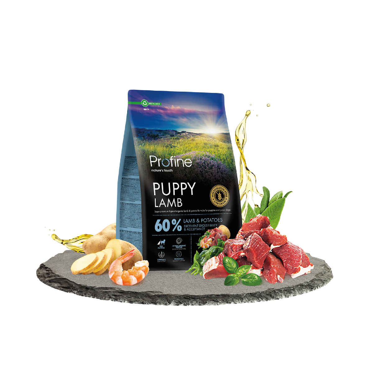 Profine Dog Dry Puppy Agnello 3 kg