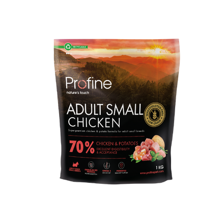 Profine Dog Trockenfutter Adult Small Breed Huhn 1 kg