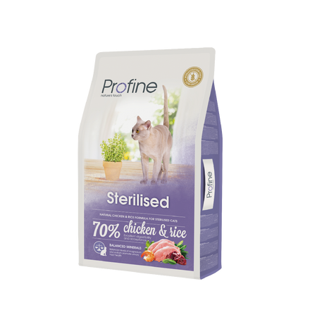 Profine Cat Sterilized Huhn & Reis 10 Kilo - Katzenbrocken