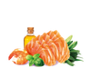 Zalm met rijst