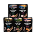 Profine getreidefreies Snack-Bundle für Hunde, 5 × 200 g