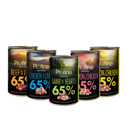 Profine Dog Natvoer - 65% Vlees Smaakpakket - 5st/2kg