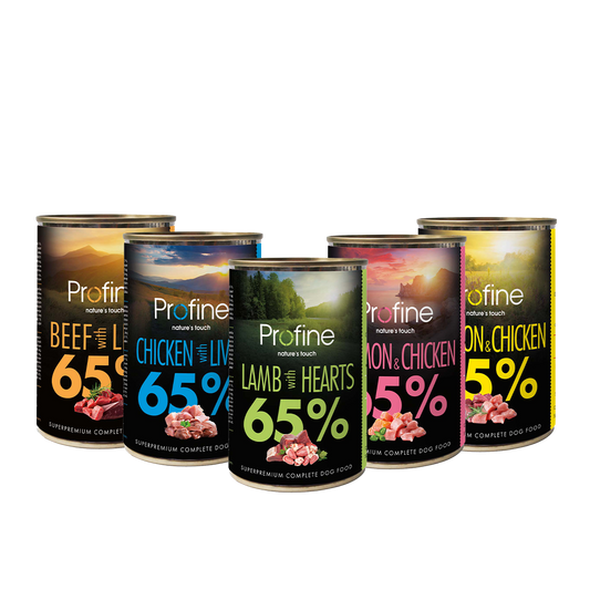 Profine Dog Natvoer - 65% Vlees Smaakpakket - 5st/2kg