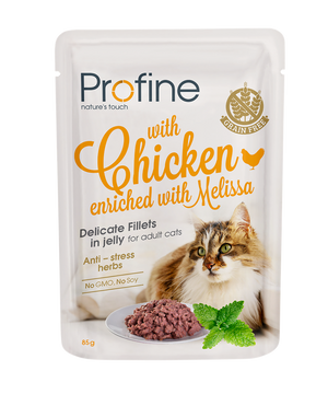 Profine Cat Adult Cat Pouch Fillets In Jelly met Kip - Natvoer voor Katten