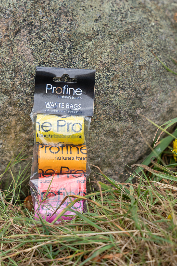 Profine Poepzakjes – 4 Rollen / 60 Zakjes